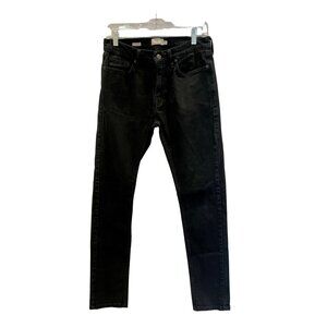 Topman STRETCH SKINNY Black Jean - 32R